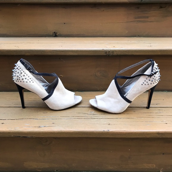 Sam Edelman Adrienne Spiked Suede Heels 9.5 - Picture 2 of 6